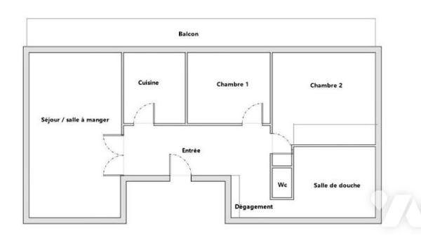 SAINT BREVIN L'OCEAN - APPARTEMENT T3 + STATIONNEMENT + CAVE
