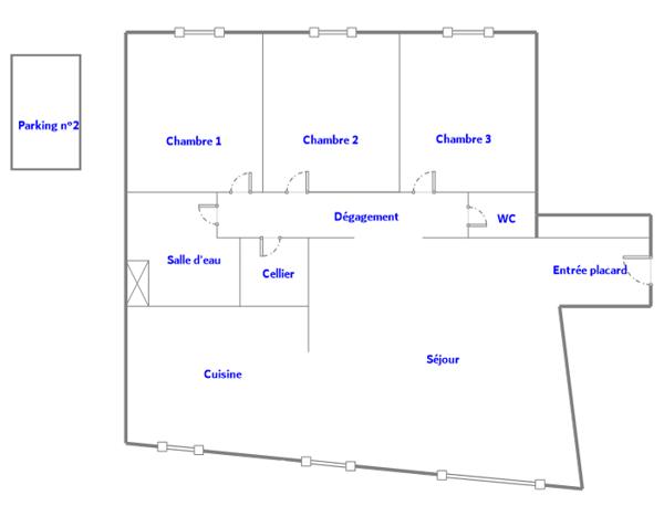 Appartement 102 m² à Bordeaux 33300