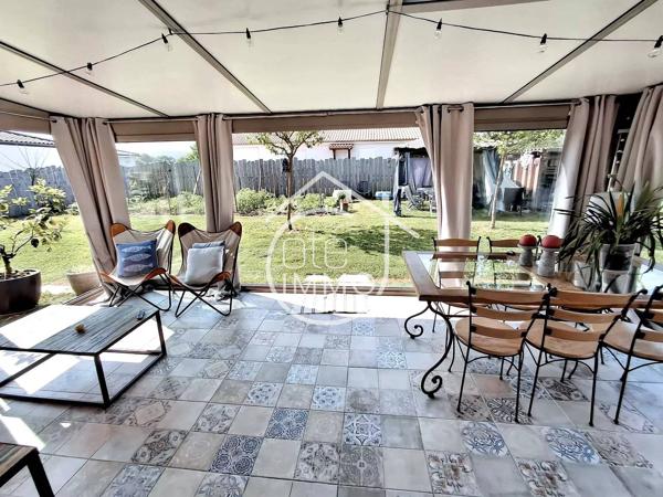 SAINT-GERMAIN-ET-MONS : Charmante maison de plain-pied, 5 pièces, 111m², avec jardin