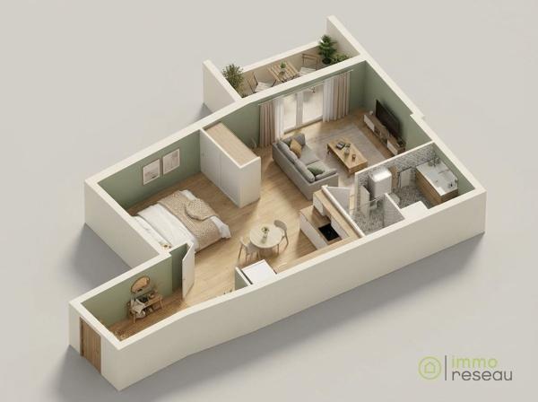 Appartement en frais réduits à CUCQ (62780)