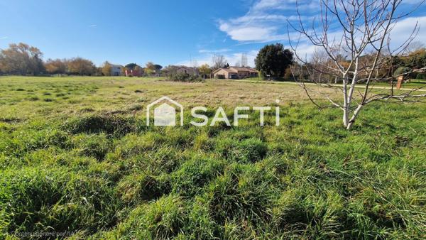 Terrain dans un environnement privilégié de Muret