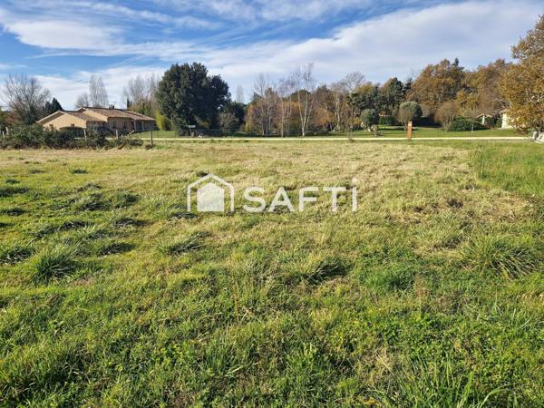 Terrain dans un environnement privilégié de Muret