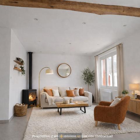 Faremoutiers (77515) Maison 4 pièces, terrain 288 m2, garage et sous-sol