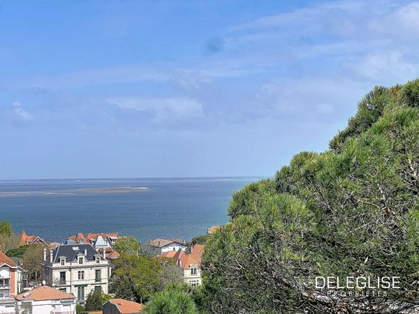 Ref. 1673 : T4 dernier étage vue Bassin – Ville d’Hiver – Arcachon