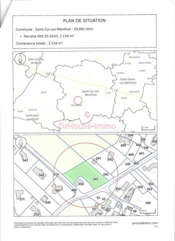 Terrain à vendre de 2 134 m²