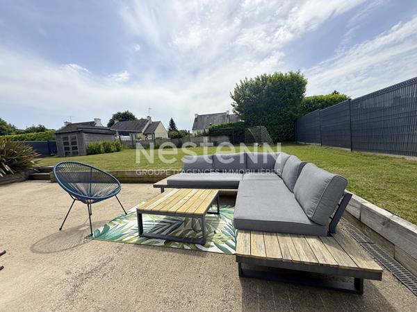 Maison contemporaine à vendre à LOCMINE 4 chambres, garage et son jardin de 550 m²