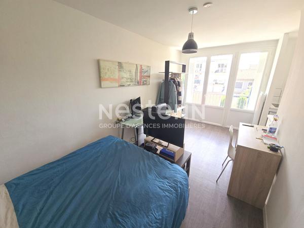 Toulouse quartier jardin des plantes 31400 T1 meublé 19.55m2 parking cellier balcon
