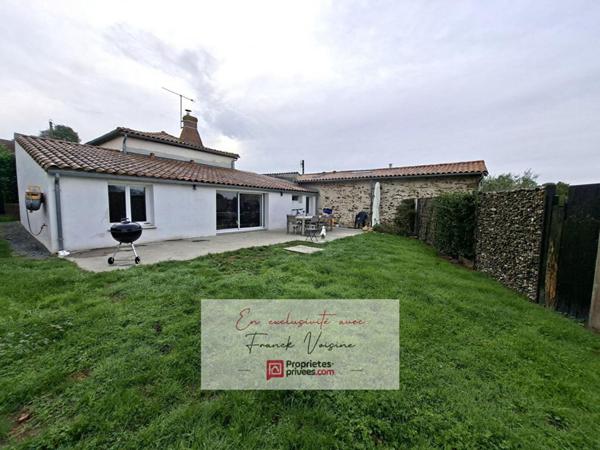 A VENDRE en Exclusivité aux Herbiers, maison avec 2 chambres sur une parcelle de 482 m2