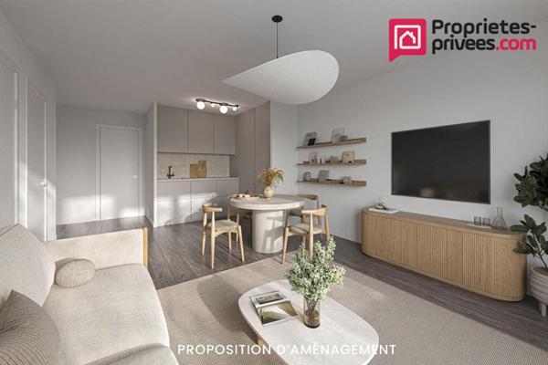 Appartement  3 pièces- 58m²- Terrasse- Parking- Ascenseur