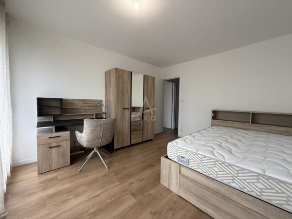 A LOUER chambre en cohabitation, dans un appartement moderne -1 chambre meublée  de 14 m2 avec balcon – prestations premium