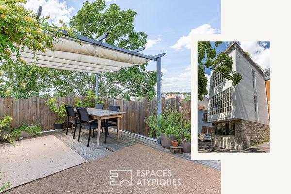 Triplex avec toit terrasse en coeur de ville