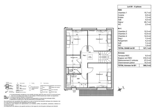 Maison Saulx Les Chartreux 6 pièce(s) 127 m2