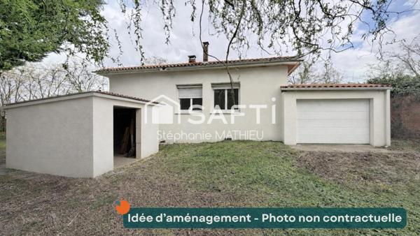 Maison de plain-pied à proximité du village