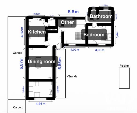 Maison à vendre 5 pièces 110 m² Valréas