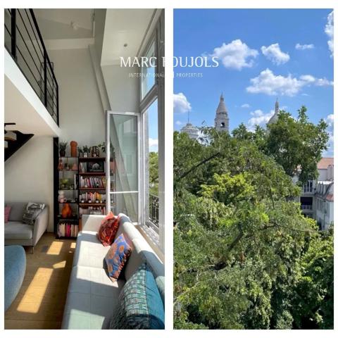 PARIS XVIII – Junot – Appartement 2 pièces – Dernier étage