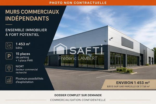 Ensemble commercial 1 453 m² - Fort potentiel