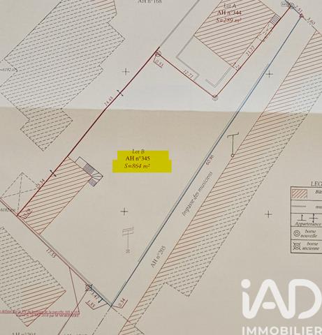 Terrain à vendre 864 m² Aizenay
