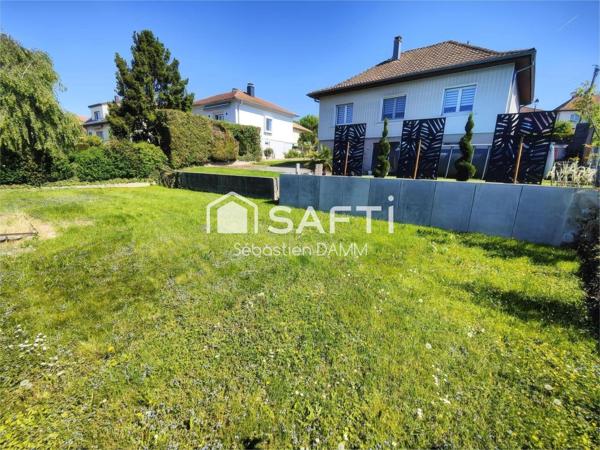 Maison de plain-pied à Didenheim sur terrain de 7,04 ares avec sous-sol aménagé