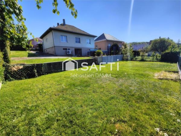 Maison de plain-pied à Didenheim sur terrain de 7,04 ares avec sous-sol aménagé