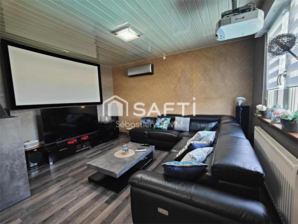 Maison de plain-pied à Didenheim sur terrain de 7,04 ares avec sous-sol aménagé