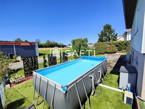 Maison de plain-pied à Didenheim sur terrain de 7,04 ares avec sous-sol aménagé