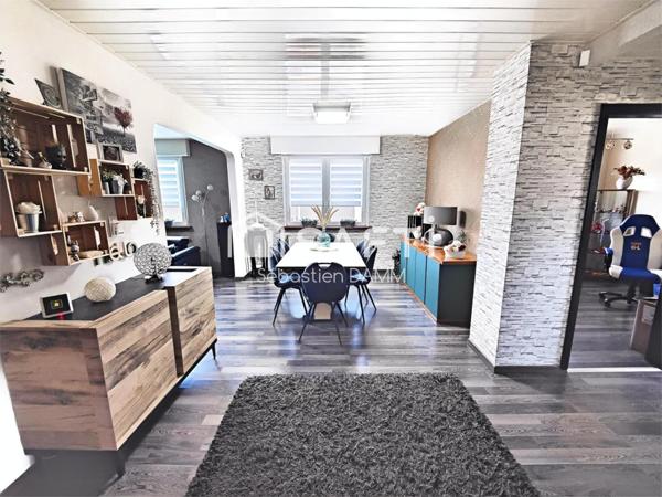 Maison de plain-pied à Didenheim sur terrain de 7,04 ares avec sous-sol aménagé