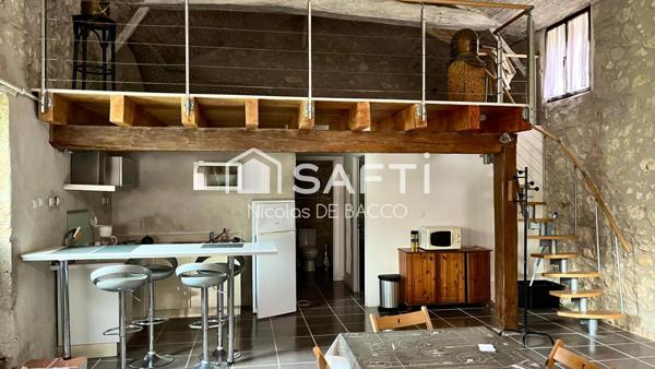 demeure restauré avec gîte au porte de casteljaloux