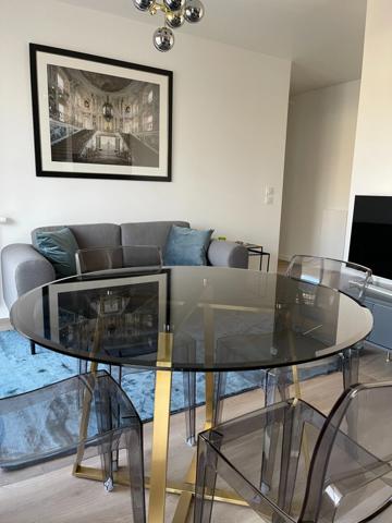 CLICHY 92 quartier des Bateliers, location meublée d'un appartement 2 pièces avec terrasse