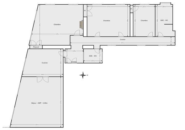 Appartement familial avec vue sur le Sacré-Cœur – 5 pièces de 145 m² au cœur du 2e arrondissement