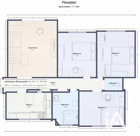 Appartement à vendre 4 pièces 88 m² Versailles
