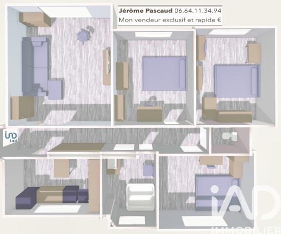 Appartement à vendre 4 pièces 88 m² Versailles