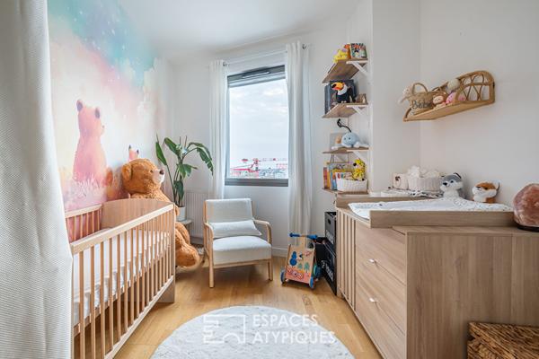 Appartement dernier étage avec vue panoramique sur Bordeaux