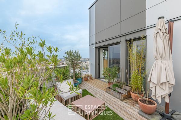 Appartement dernier étage avec vue panoramique sur Bordeaux