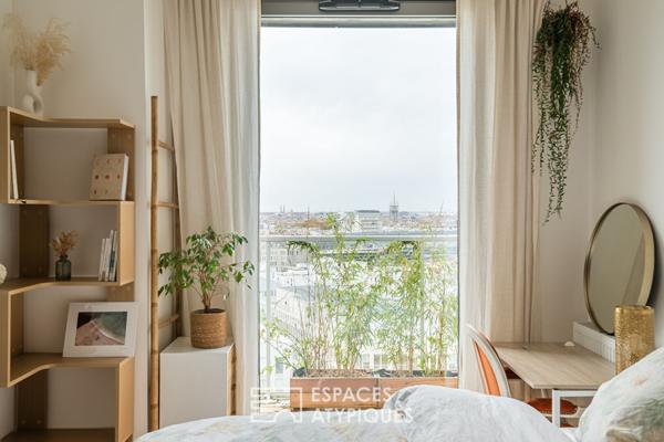 Appartement dernier étage avec vue panoramique sur Bordeaux