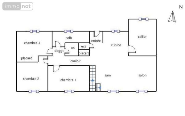 Maison à vendre à Le Gault-Saint-Denis dans l'Eure-et-Loir (28800), ref : RC/969