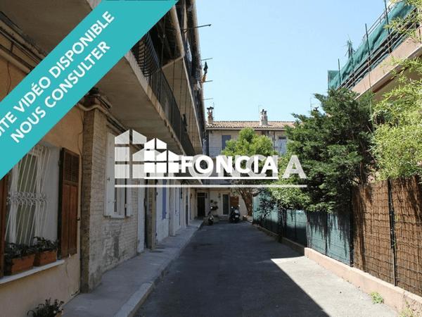 Location Studio meublé 23.28 m² - 26 RUE BRANDIS Marseille 13005
