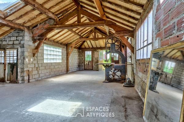 Ancienne menuiserie réhabilitée en Loft