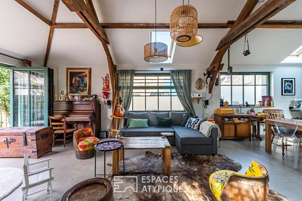 Ancienne menuiserie réhabilitée en Loft