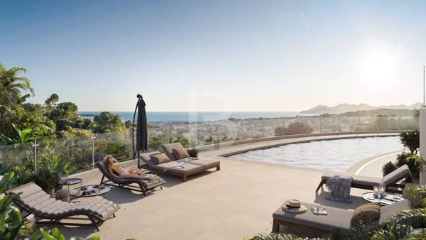 Le Cannet, Penthouse 5 pièces Grand Standing avec Vue Baie de Cannes