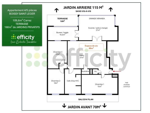 Appartement
         5 pièces
        - 110 m² 360 000 € *