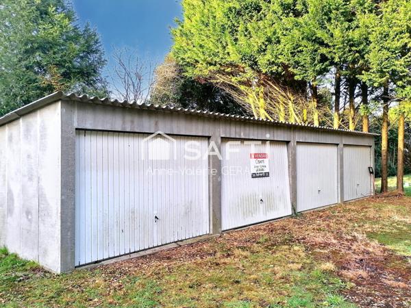 Lot 4 garages sur terrain de 2 000 m² env