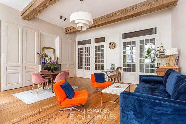 Magnifique appartement bourgeois entièrement rénové en plein coeur de la presqu’île