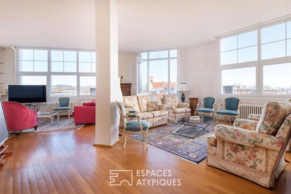 Dernier étage avec balcon et vue au coeur des Brotteaux – 175 m2