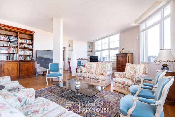 Dernier étage avec balcon et vue au coeur des Brotteaux – 175 m2