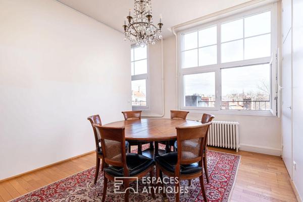 Dernier étage avec balcon et vue au coeur des Brotteaux – 175 m2