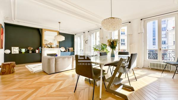 A VENDRE SUPERBE 3/4 P 95M2 RENOVE PAR ARCHITECTE BELLEVILLE 19E LIMITE 10E