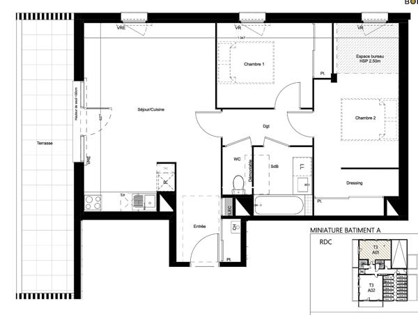 Appartement à VILLENEUVE-TOLOSANE (31270)