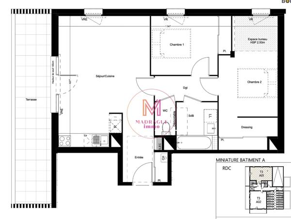 Appartement à VILLENEUVE-TOLOSANE (31270)