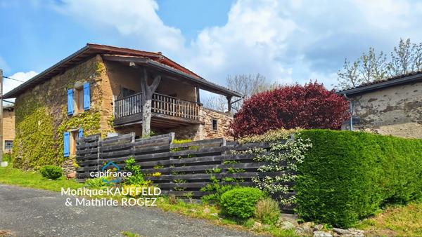 Maison en pierres à vendre 3 pièces avec piscine et terrasse