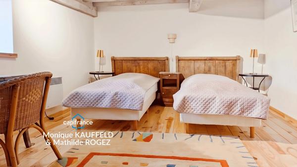 Maison en pierres à vendre 3 pièces avec piscine et terrasse